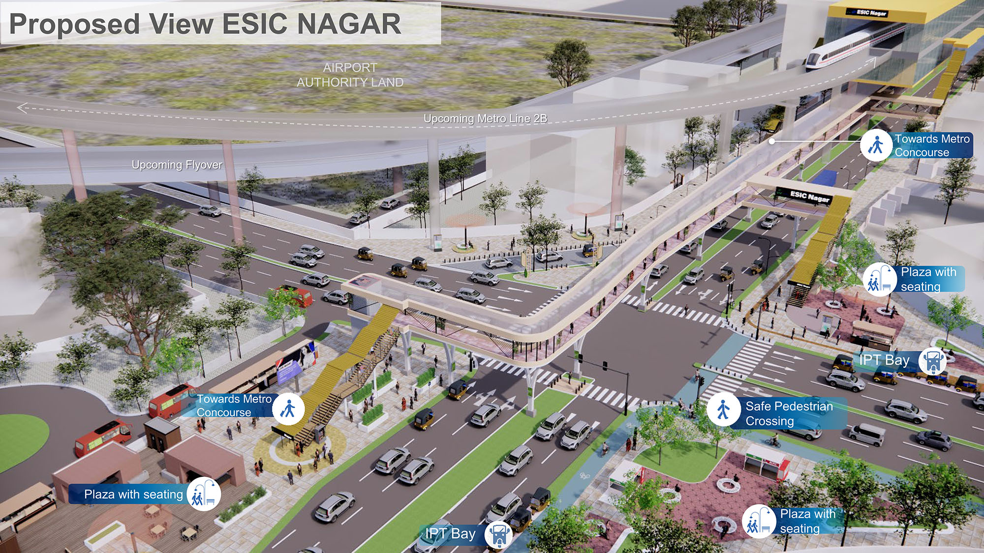 Multimodal integration for Mumbai Metro line 2b