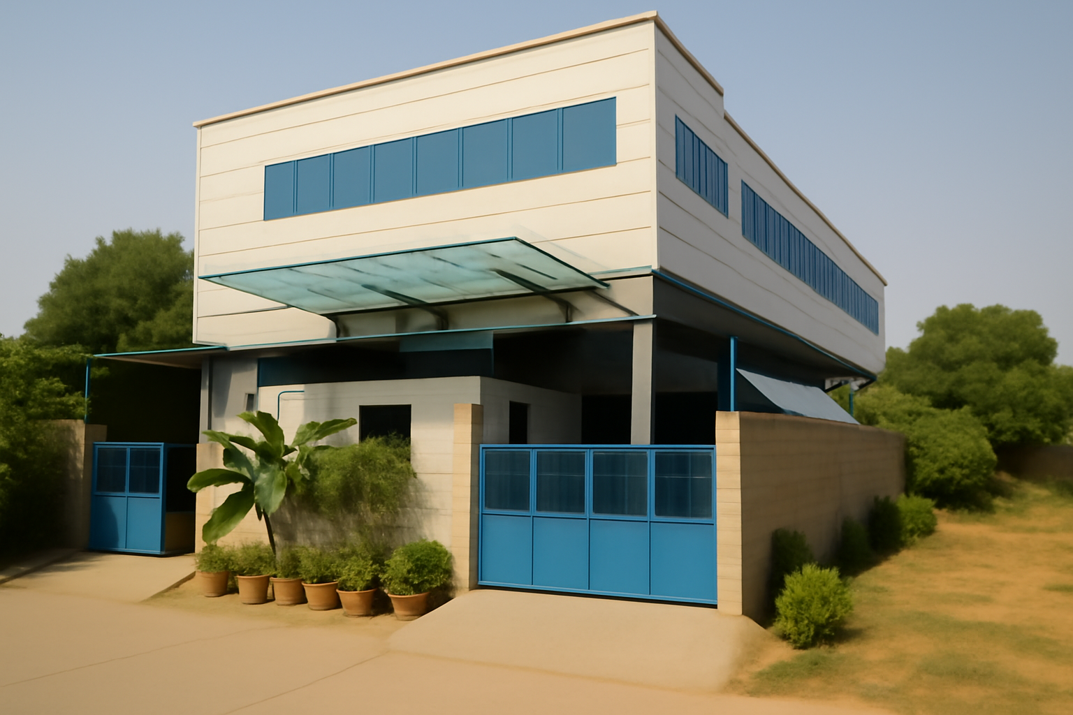 Warehouse cum office in gujarat