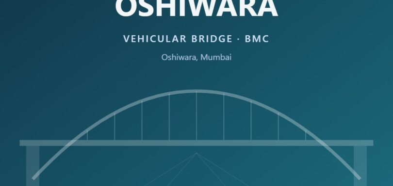Bridge across Oshiwara Nalla near SV Road, Mumbai