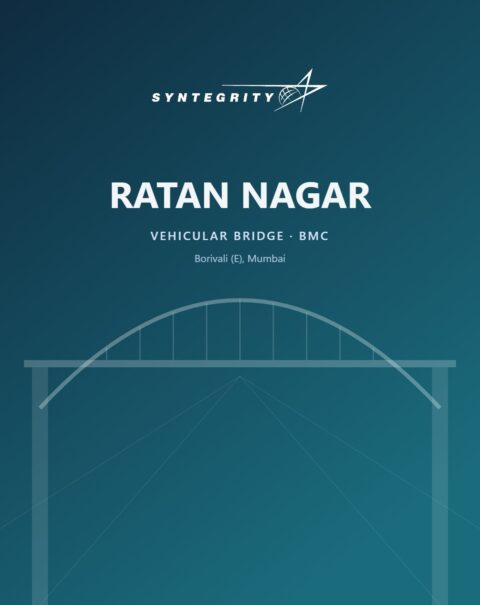 Bridge across Dahisar River near Ratan Nagar, Borivali (E), Mumbai