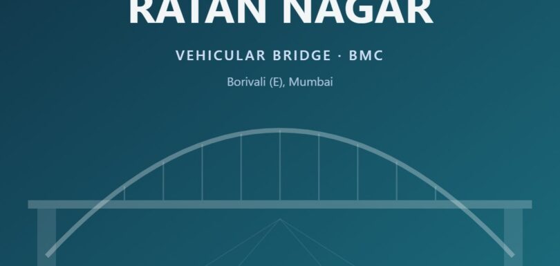 Bridge across Dahisar River near Ratan Nagar, Borivali (E), Mumbai