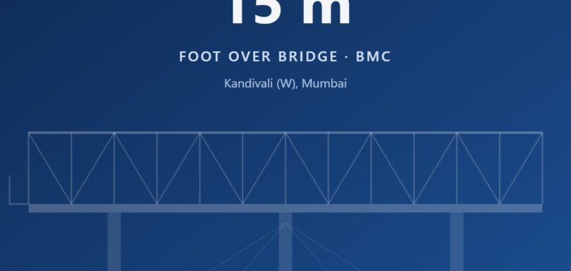 FOB across Nallah at Shankar Lane, Kandivali (W), Mumbai